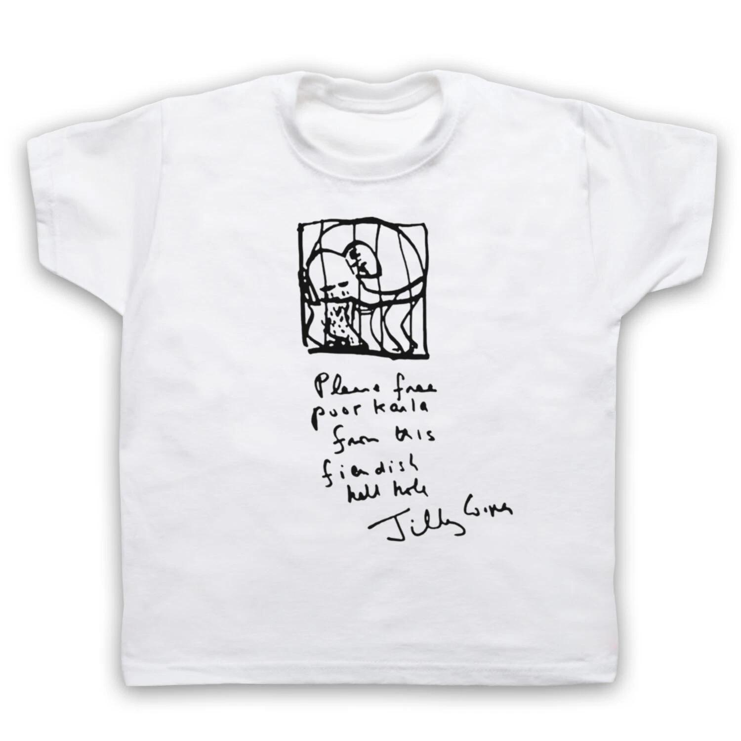 BRASS EYE KARLA THE ELEPHANT JILLY COOPER LETTER TRUNK KIDS CHILDS T-shirt 160