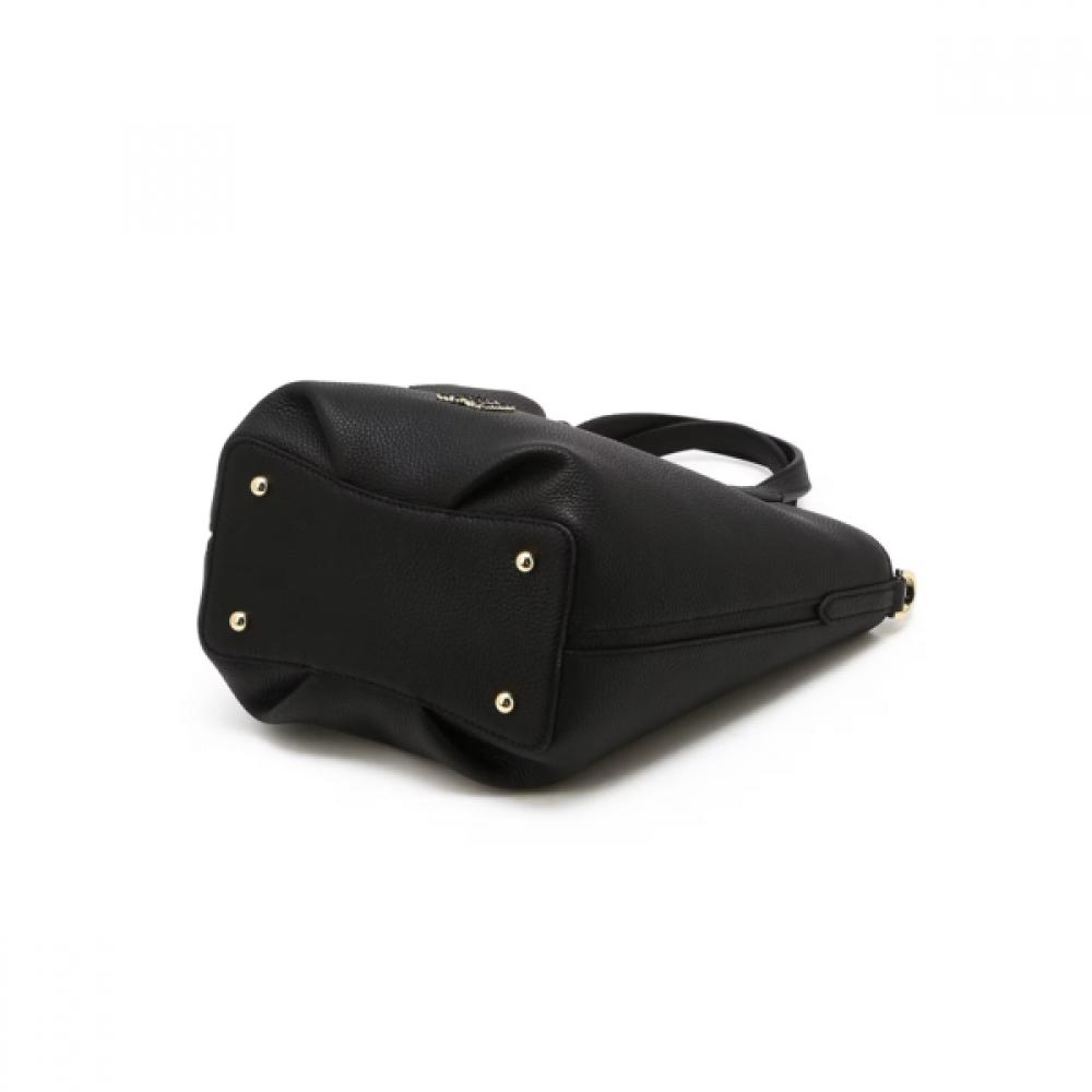 Daks Black Dd Logo Leather Tote Bag Dcba6e330bk