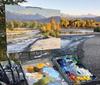 YTOPRO Canvas 12 Sheets Set Wooden Frame Oil Painting Stretched Canvas Art Supplies Thick Cotton Oil Leak Prevention Suitable for Watercolor Oil and