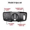 Head Lamp Rotary Headlight Switch Foglight Button Cover For BMW 1 2 3 4 X1 X2 Series F21 F46 F30 F31 F34 F35 61319265300