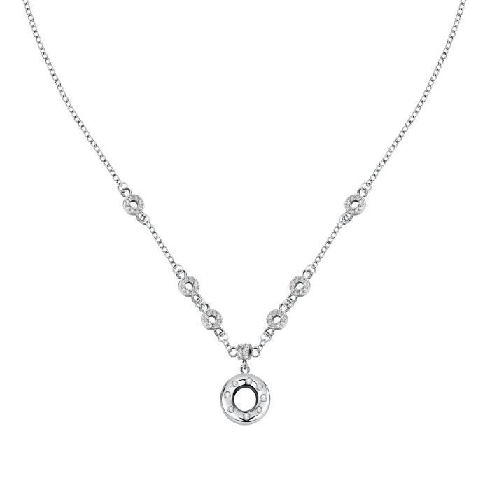 Collier en acier - MORELLATO - SAVO04 - Gris - 42+5 cm - Bijou élégant