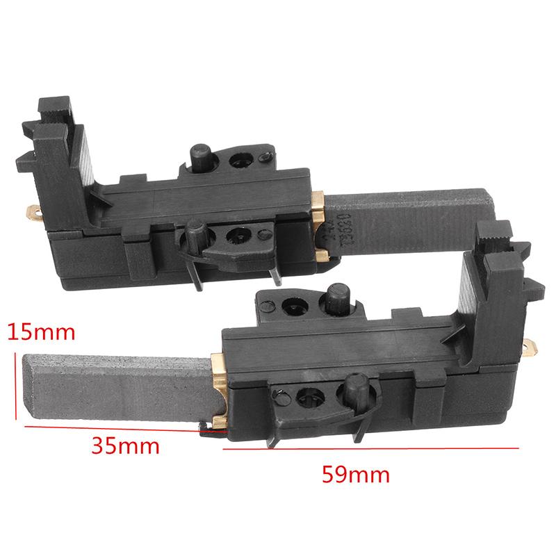 Set 2 Spazzole Di Carbone Per Motore Hoover | Ricambio 92126721 | Compatibile Con Lavatrici Hoover E Motori Vari