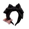 2025 Black Bow Headband: Women's High-End Versatile Hair Accessory for Face Washing & Going Out