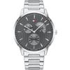 Brad Grey Dial Silver Stainless Steel Bracelet Men's Quartz Watch 1710385