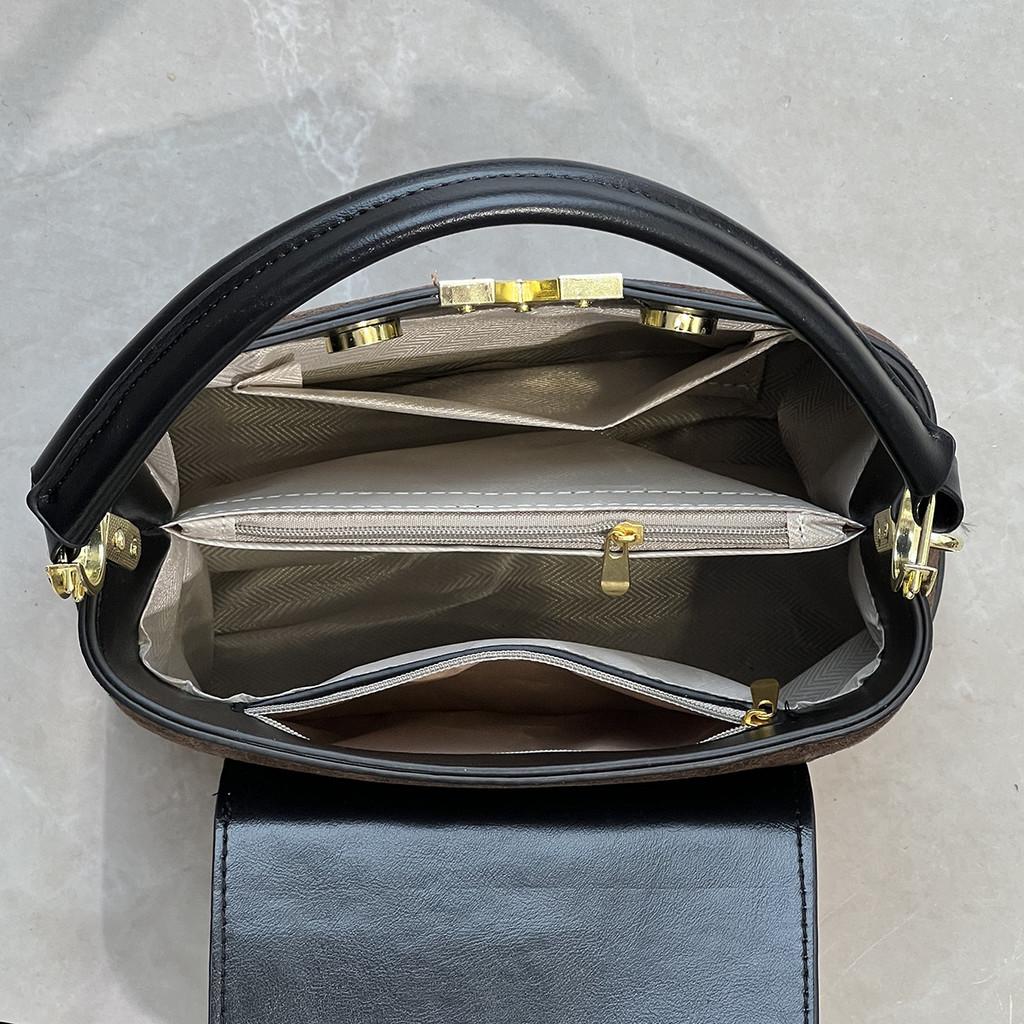 Classic Mini Pu Water Bucket Handbag With Zipper Pocket For Casual Outings