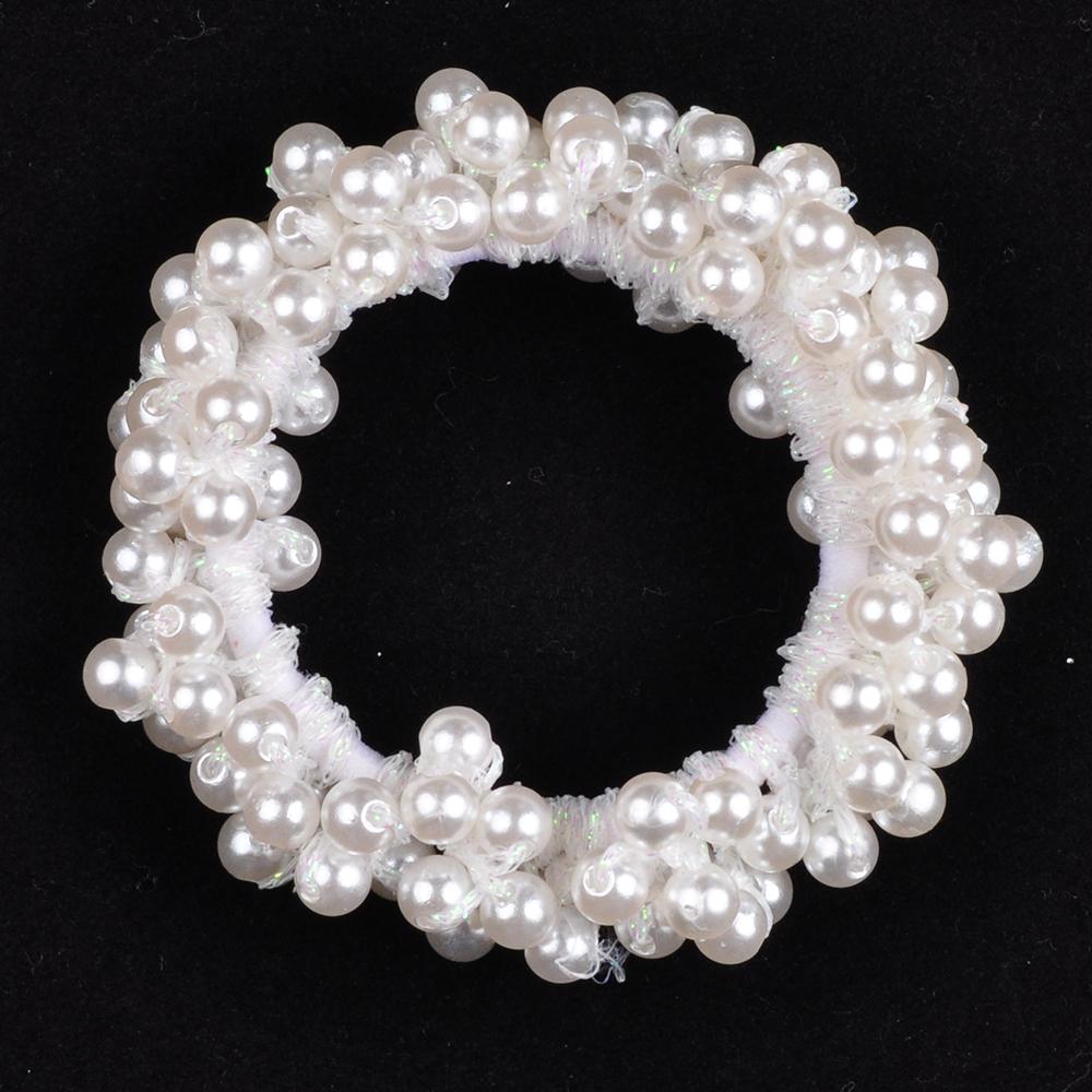 New Girls Imitation Pearl Elastic Hair Rubber Bands Bracelet Ponytail Holder Hair Ties Bands Rope Fashion Women Hair Accessories