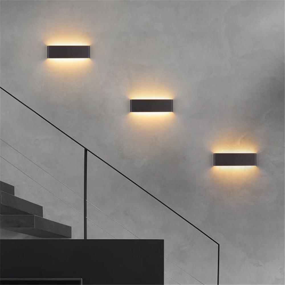 Modern 12W LED Indoor Wall Lamp Bedroom Bedside Mirror Front Light Aisle Corridor Home Lighting Aluminum Wall Sconce AC85-265V