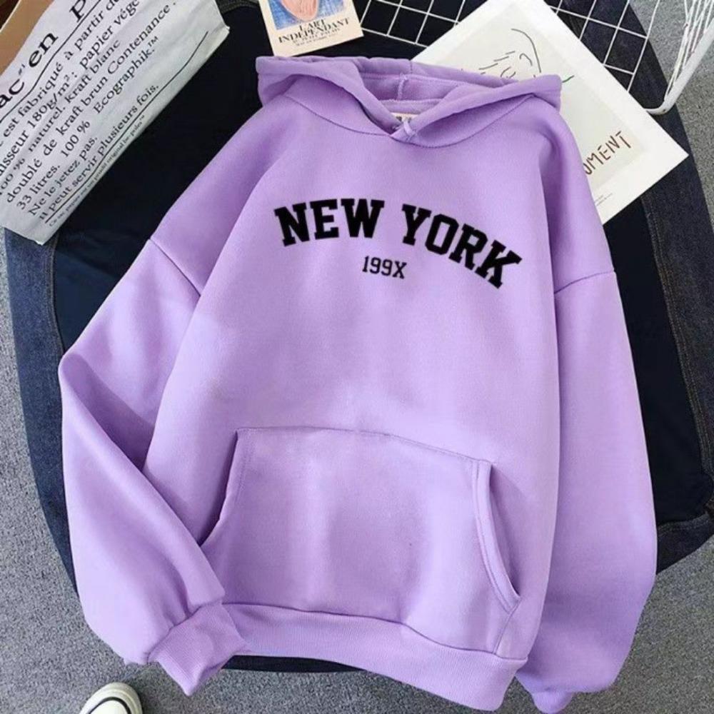 2025 Autumn Alphanumeric Hoodie Kawaii Funny Women's Sweater Couple Hoodie