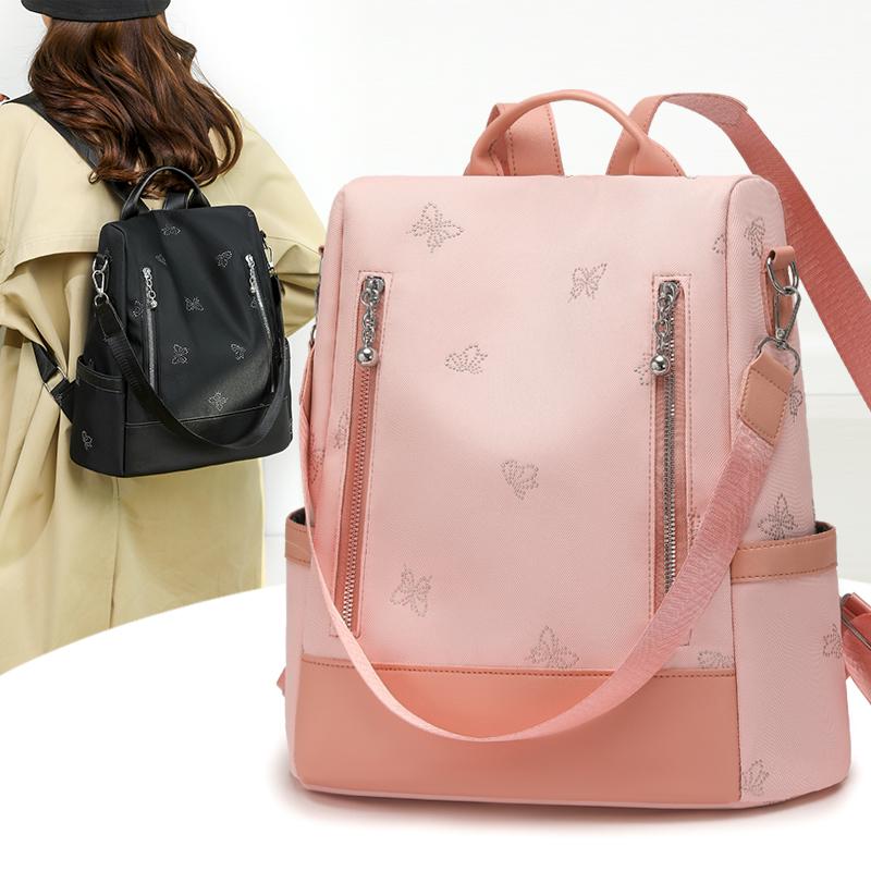 Large Capacity Nyl Backpack High Quality Women's Fashi Travel Laptop Bag Casual Daypack Vintage Shoulder Bag College School