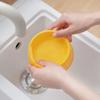 Plastic Cat Bowl Round Shape Cat Plates New Cat Food Bowl  Pet Feeding