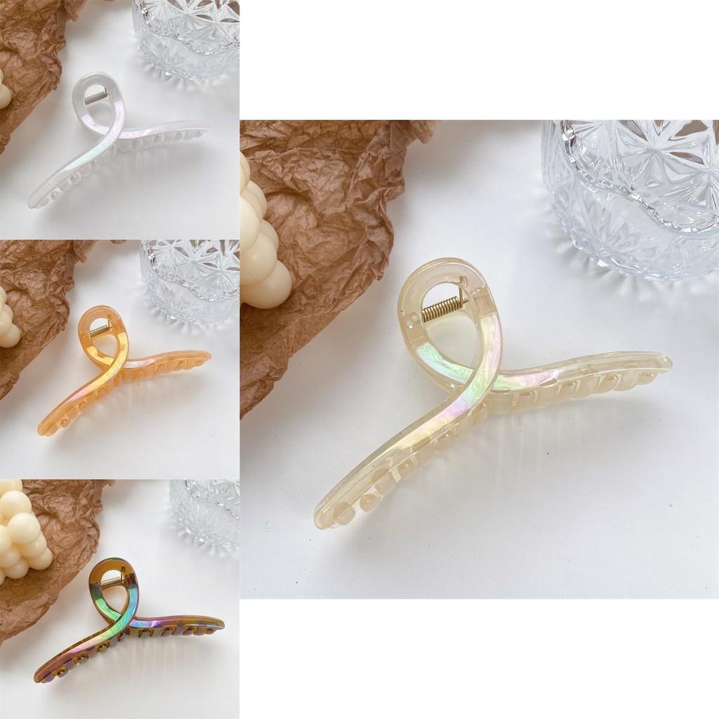 Fashionable 13cm Colorful Plastic Hair Claw Clip For Women Stunning Accessories For Hair
