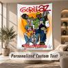 Tapestry Custom Name Text, Wall Hanging Tapestry Home Room DecorGorillaz