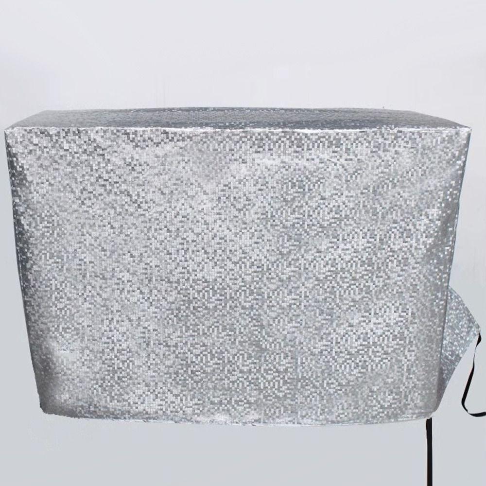 Silver Air Conditioner Cover Thickened Sunscreen Cover New Air Conditioner Heat-insulating  Outdoor