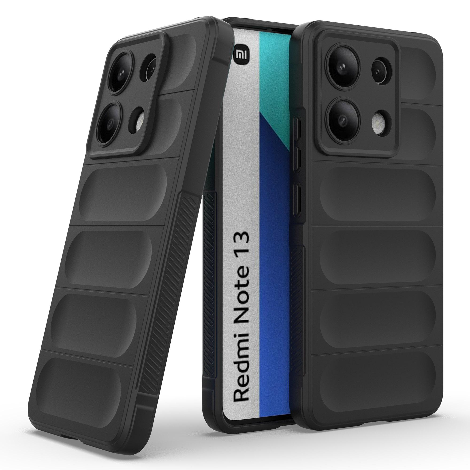 

For Xiaomi Redmi Note 13 4G Phone Case TPU Rugged Protective Cover Dark Grey