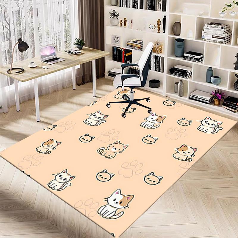 1PC Cat Paw Non-Slip Floor Carpet, Suitable for Office, Bedroomand Playrooms. It Can Also Be Used As a Sofa Footrest cover-T43
