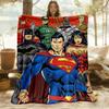 1PC Superheroes Justice Outdoor Blanket Lightweight Flannel, Soft & Warm, All-Season, Outdoor, Camping, Living Room, Office,  L1106101