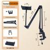 Universal Phone & Tablet Holder with Bluetooth for Bedside Streaming & Selfies