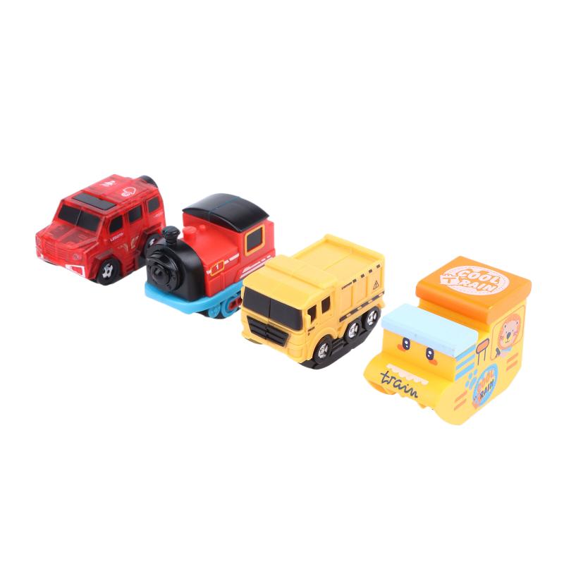 Versatile Magnetic Track Car Magnetic Sheet Children Diy Puzzle Track Rail Toy Electric Magical Magnetic Block Anti Gravity Toy