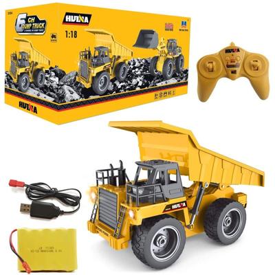 1/18 Huina 1540 Rc sklápěč na dálkové ovládání Bagr Hračky Alloy RC Model Toy Engineering Vehicle