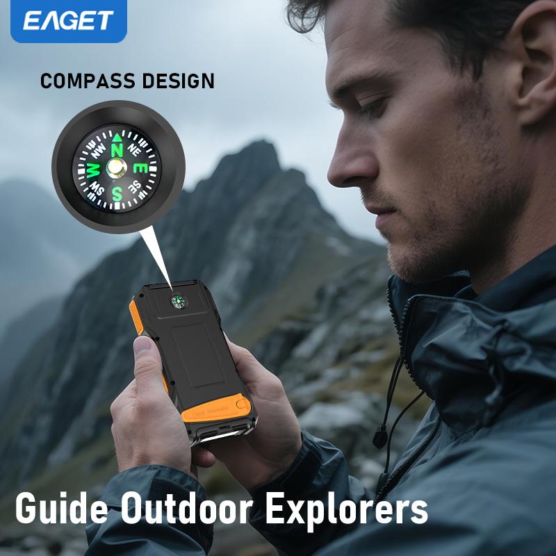 10000mAh Kiire Päikeseenergia Akupank Kaasaskantav Päikeseenergia Mobiiltelefoni Laadija Kahekordne 5V USB Väljund LED Taskulambiga Mobiiltelefonidele, Mobiilseadmetele