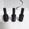 3Pcs Electric Drill Bits Lightweight 3D Printed Black Matte Finish Multi-Size Electric Drill Accessories DIY Tools
