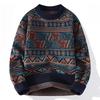 Maglioni alla Moda da Uomo Maglioni Invernali da Uomo Stile Coreano Maglione Caldo da Uomo Girocollo Maglioni da Uomo Autunno Uomo