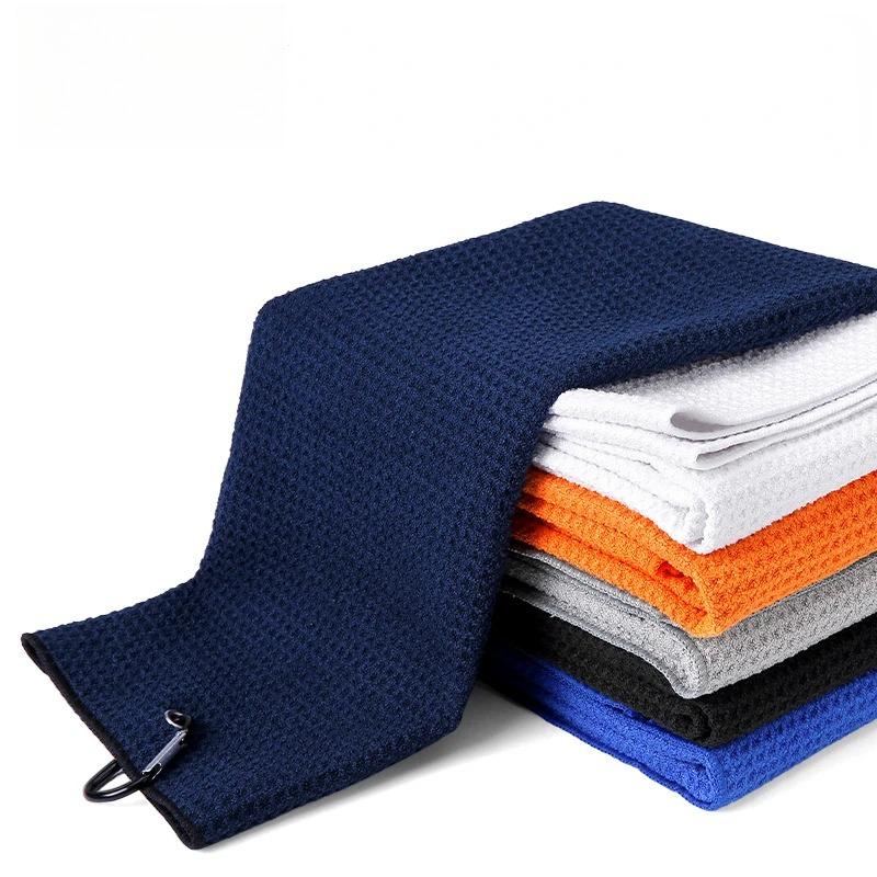 Golf Towel Wipe Club Bag Cleaning Cloth Waffle Absorbent Quick Drying Sports Towel 40x60cm Plus ZP041 5