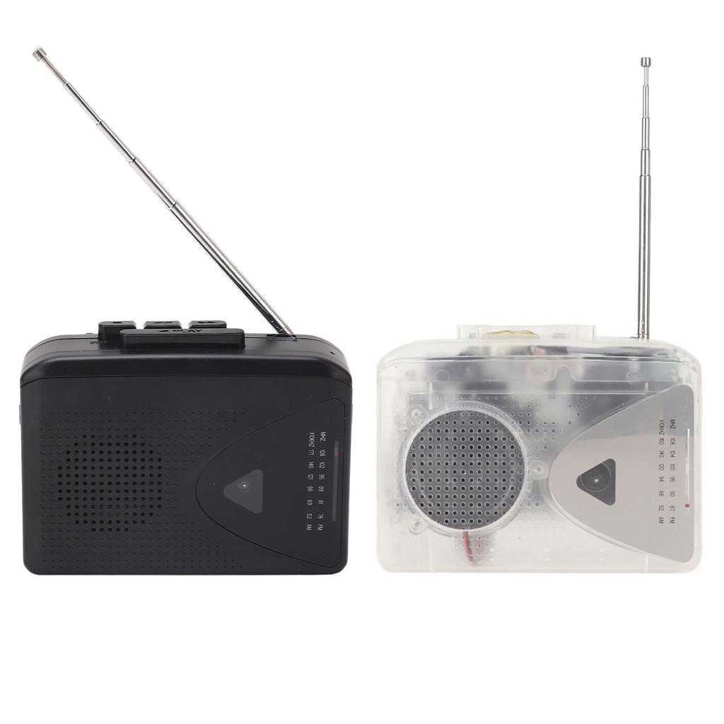 Tragbarer Kassettenplayer FM AM Radio Stereo Kassetten MP3 Kassettenplayer mit 3,5mm Klinkenanschluss und Lautsprecher für