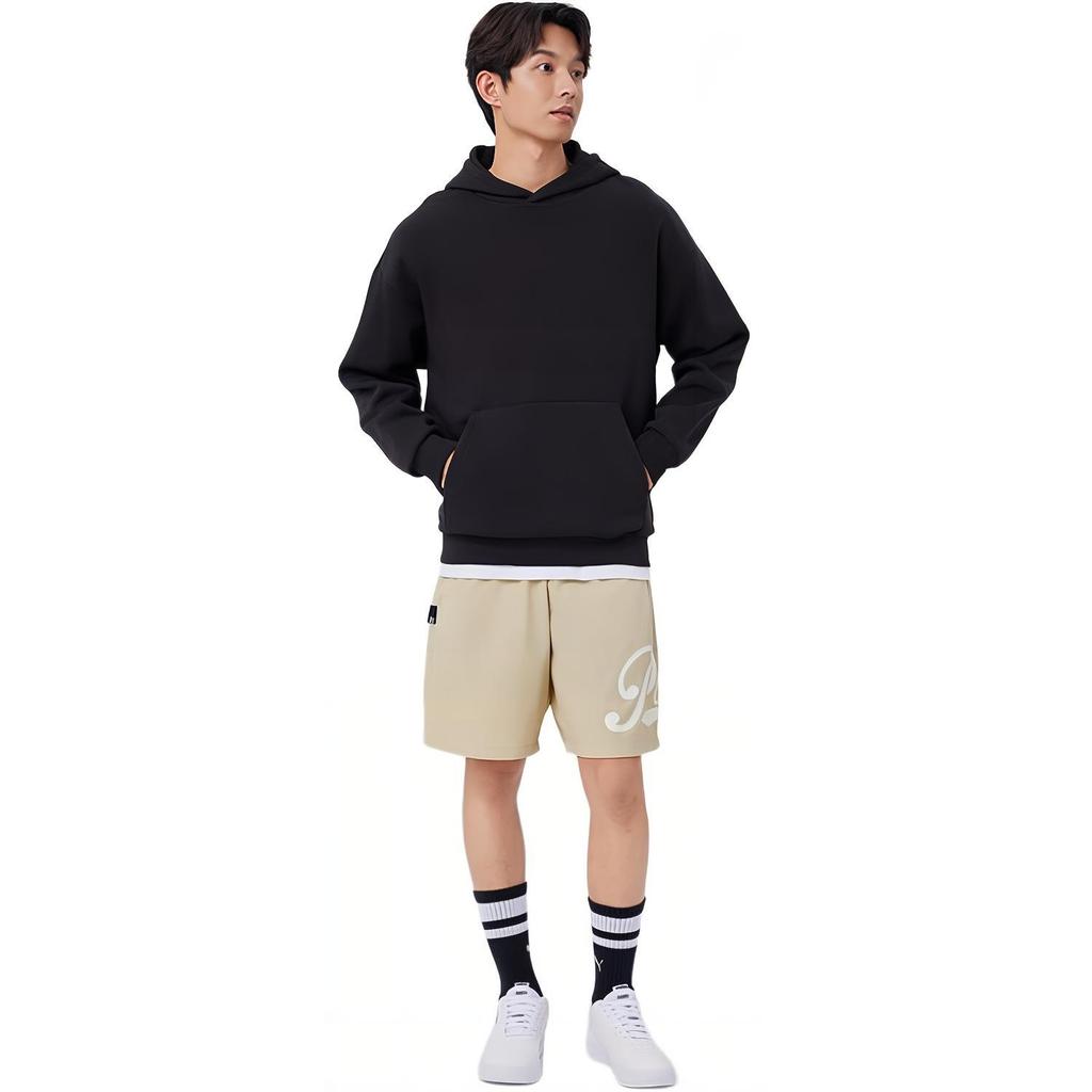 Puma FW24 Sports Casual Fleece Warm Loose Hoodie Men Hoodies Black 686854-01
