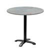 Round Table Ø 80 Cm - Bazila Model Rust Grey