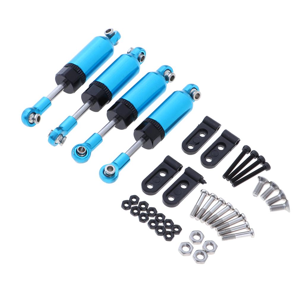 Vehicles-OCS 2Pcs Aluminum Shock Absorber Damper Damping Springs Replacement for 1/16 WPL C24 Pickup & C14 Semi Truck Spare Parts Vehicles-OCS 2Pcs Aluminum Shock Absorber Damper Damping Springs Replacement for 1/16 WPL C24 Pickup & C14 Semi Truck Spare Parts