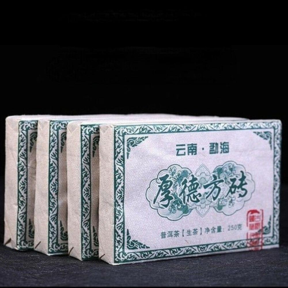 Organic Yunnan Pu Erh Raw Tea Brick 1000g Menghai Big Leaf Herbal Detox Energy Drink 01