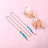 Eyeglasses Chain Retro Turquoise Vintage Metal Non-slip Glasses Chain