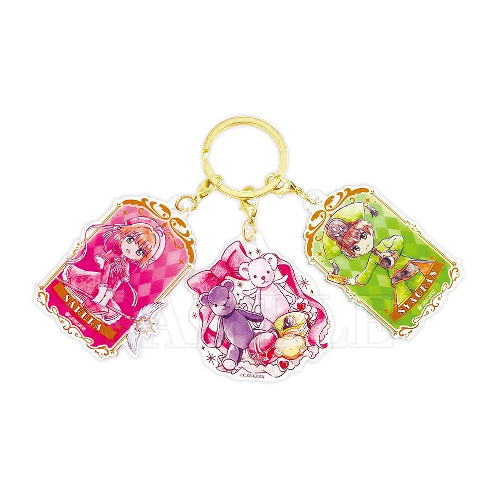 Factory Cardcaptor Sakura 3 Charm Keychain Sakura Syaoran T s &