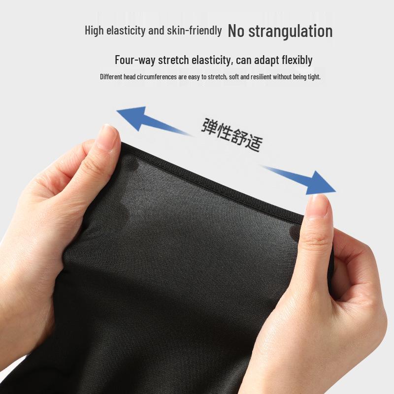 Cross-Border Motorcycle Sun Protection Face Mask - Breathable Ice Silk Neck Gaiter for Cycling & Outdoor Sports, Quick-Drying & Sweat-Wicking
