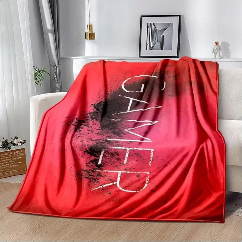 3D Cartoon Gamepad Children's Game Regional Blanket,Fashion Soft Cozy Living Room Bedroom Sofa Bed Travel Blanket Birthday Gift