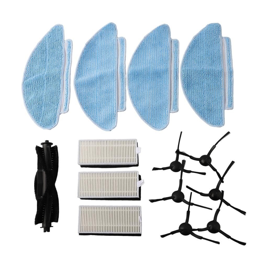 1 Set Hauptseitenbürste Filter Wischmopp für Cecotec für Conga 7490 für Genesis für 7490 für X-Treme Staubsauger Ersatzteile zum Austauschen
