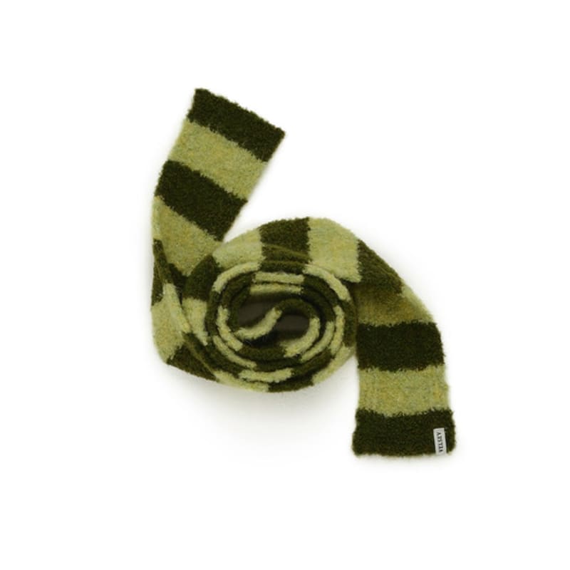 Velsey Stripe Mini Muffler [MOSS]