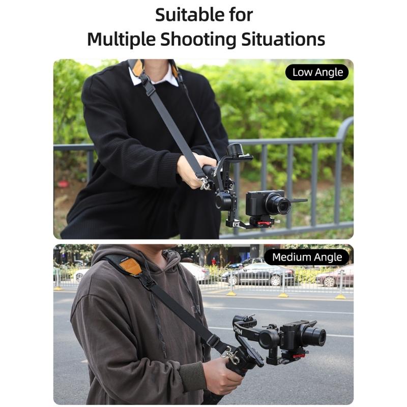 Quick Release Shoulder Strap Breatable Stress Relief Lanyard Adjustable Strap for RS3 Mini Handheld Gimbal Stabilizer
