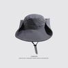 Outdoor Sun Breathable Hat For Men And Women Cotton Blend Material With Roll Brim