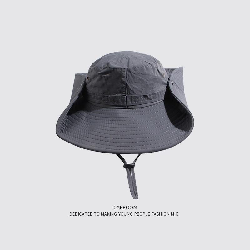 Outdoor Sun Breathable Hat For Men And Women Cotton Blend Material With Roll Brim
