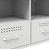 TV Cabinets 2 pcs White 68 x 39 x 50.5 cm Steel