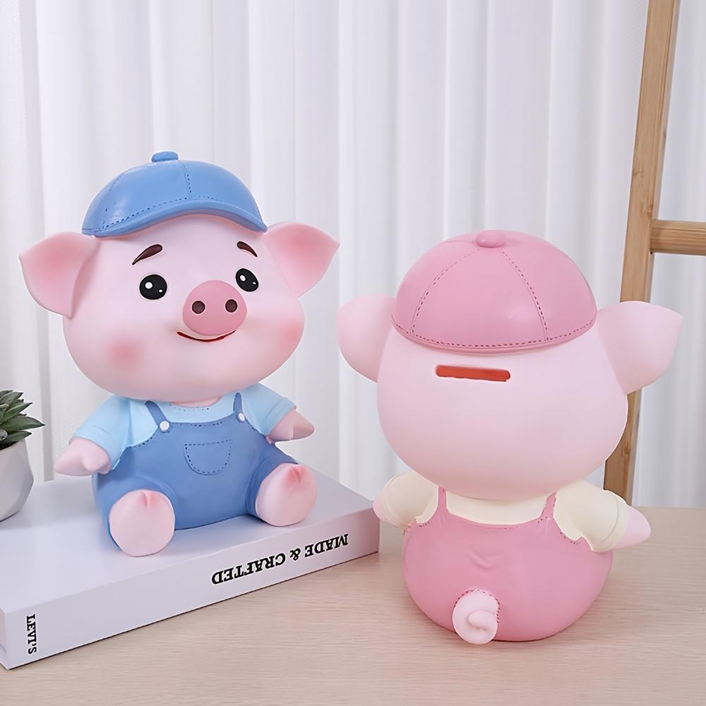 A Large Capacity, Durable Piggy Bank Made of Rubber Material, Featuring Cartoon Animal Designs for Home Decoration,Great Gift Choice for Holidays.