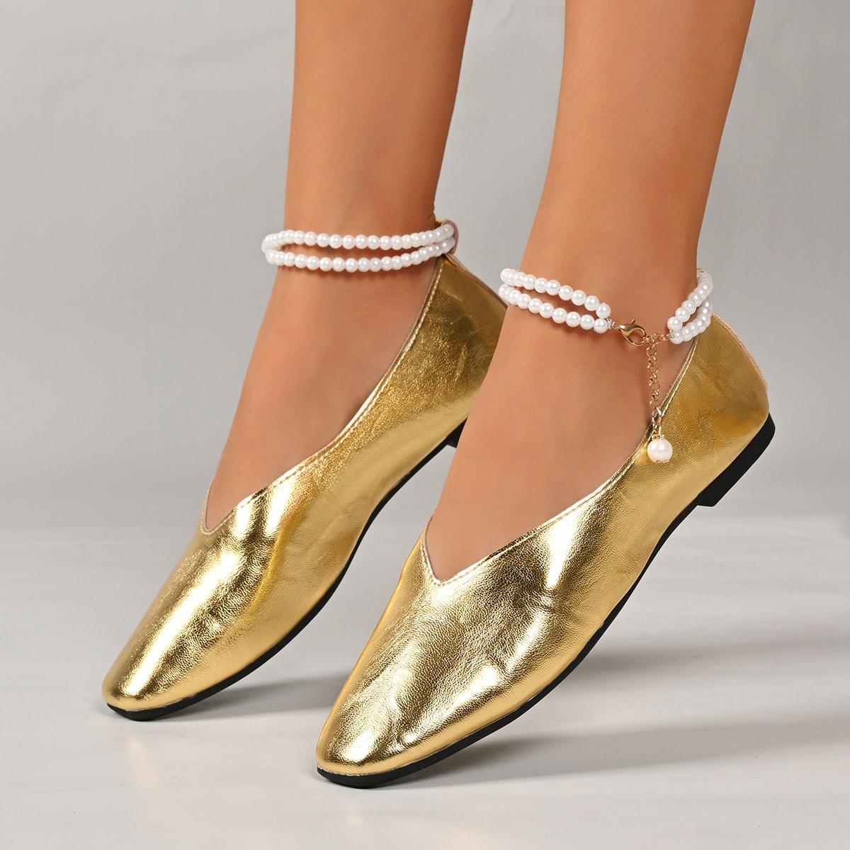 

Fashion 2025 Temperament New Square Toe Shallow Mouth Single Shoes Fashion Women 35