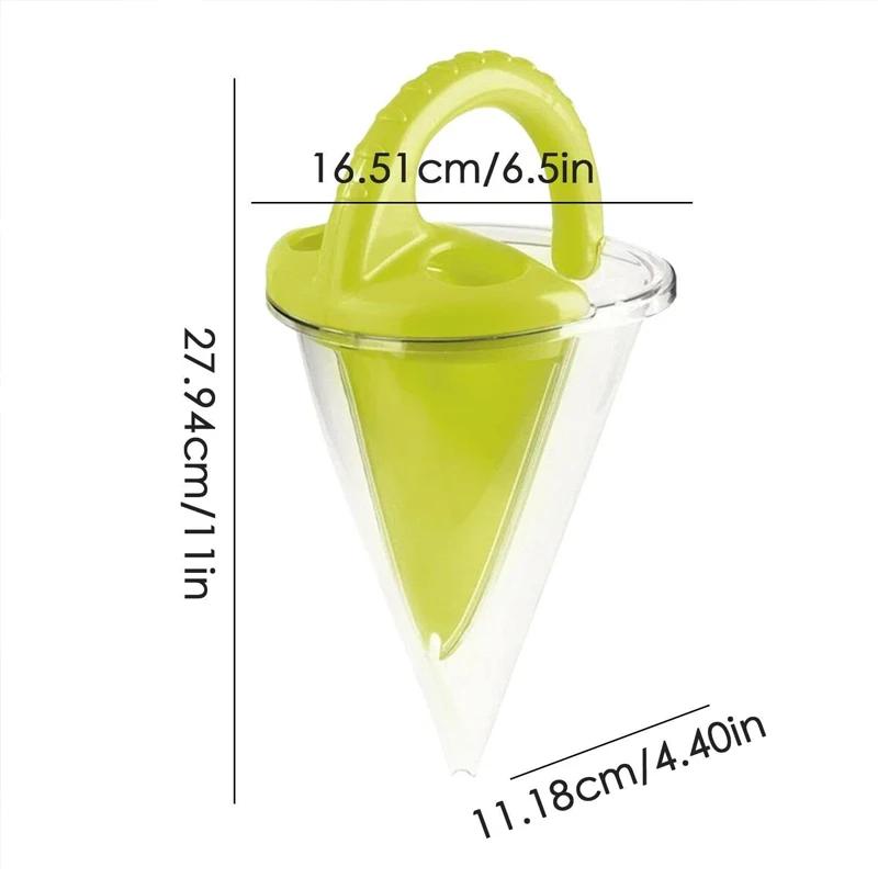 Children Beach Wash Sand Overflow Funnel Outdoor Family Sand Hopper Creative Beach Pile Sand Spills Out Of A Hand-Held Funnel