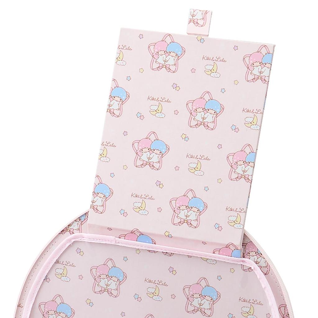 Sanrio Makeup Box Little Twin Stars Kiki Lala Cosmetic Storage with Handle and Mirror Gift 129682
