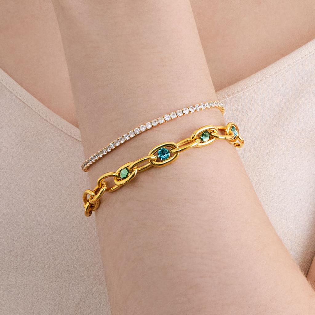 Mezmic Florence Gold Chain Bracelet