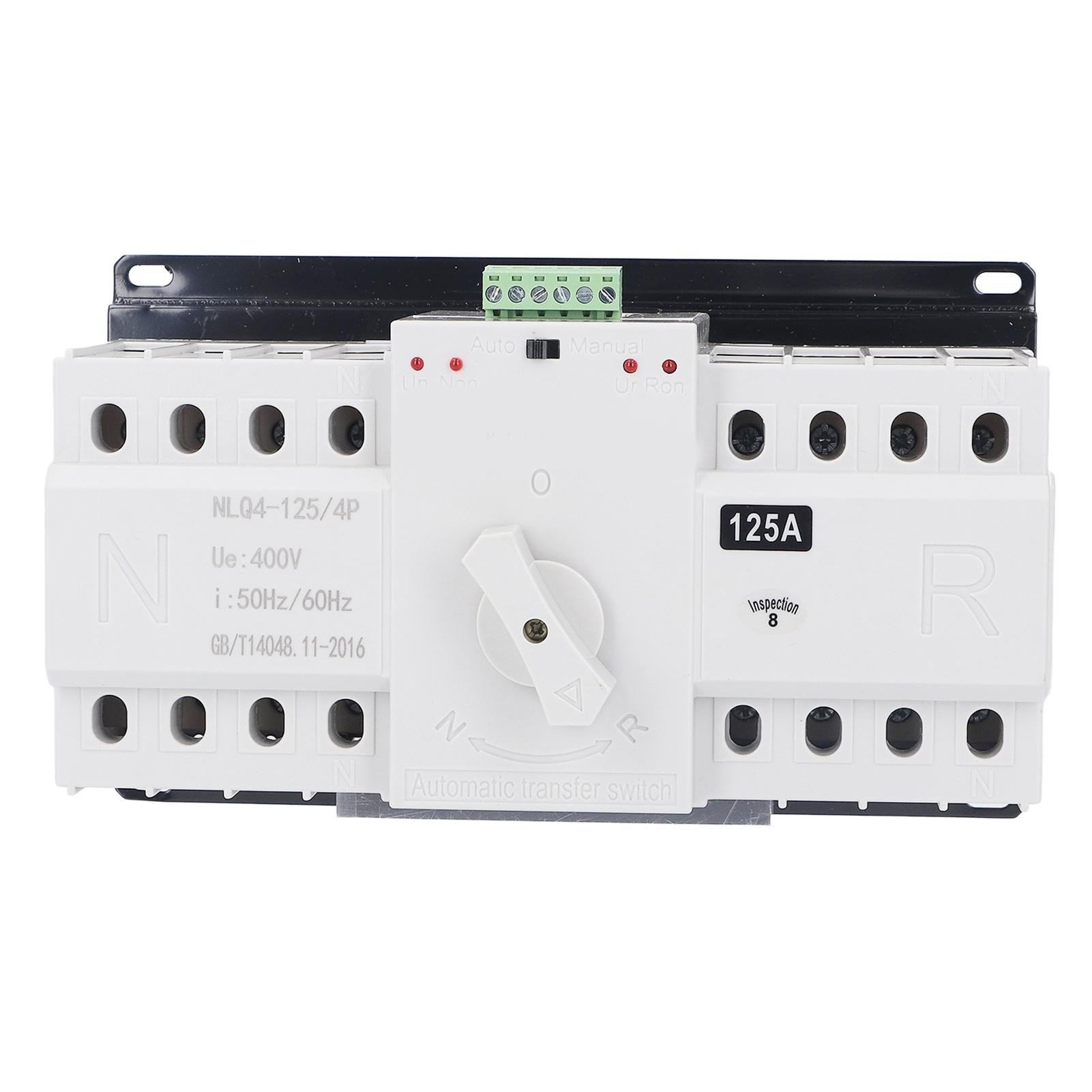 

Dual Power Automatic Transfer Switch Changeover CB Grade Micro Break ATS NLQ4‑125‑4P 400V