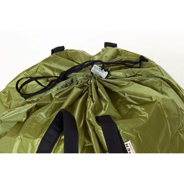 Arai Tent Pocketable Tote Bag Forest Green [outdoor Tote Bag]