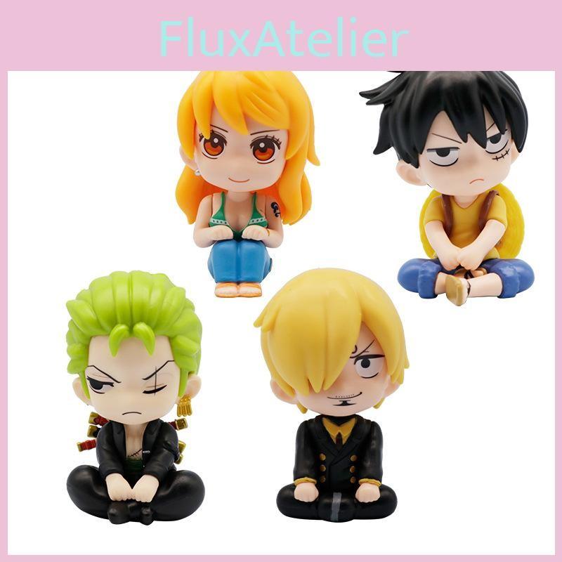 Piece One Luffy Sanji Nami Zoro Action Figure Anime Kawaii Pvc Model Decor Doll